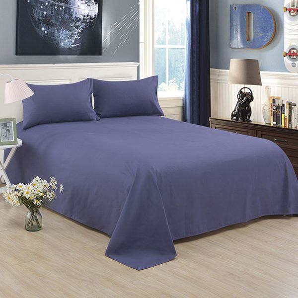 

ropa de cama solid color polyester cotton bed sheet l home 1.2 / 1.5 / 1.8 2 m bed factory wholesale can be customized15