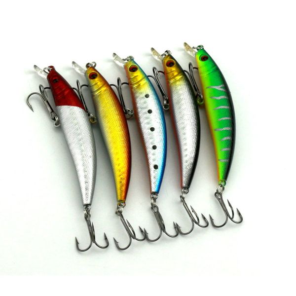 

5pcs hard baits swimbaits boat ater lures crankbait vibe sinking lure for bass trout walleye redfish 9cm- 8.5g