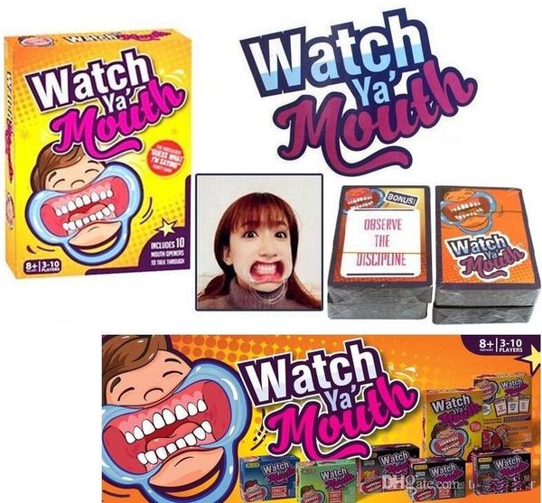 

Watch ya mouth ba ic game family game party card game chri tma toy mouth piece c013