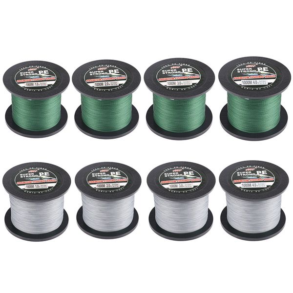 

super strong 50lb 8 weave braided fishing line 1000m yudeli 1000m 4 strands super strong pe braided fishing line