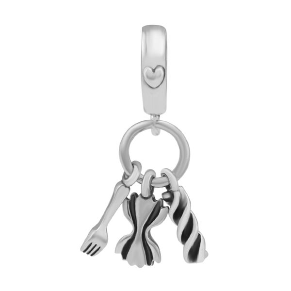 

2018 summer 925 sterling silver jewelry love pasta charm dangle pendant charm beads fits bracelets necklace for women jewelry making, Bronze;silver