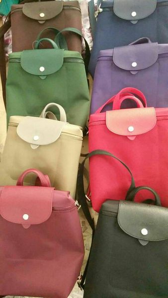 

2019 женская сумка лето Париж мода сгущаться длинные женская сумка складной нейлон рюкзак водонепроницаемый складной мешок шампанского