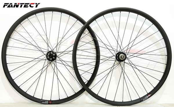 

fantecy 29er hookless mountain bike carbon wheels 29inch mtb bicycle super light mtb xc carbon wheelset ud matte finish 30mm width 24 depth