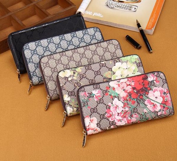 

Aaa 2018 women fa hion long wallet clutch brand quality de igner ladie de igner luxury pur e clutch hipping