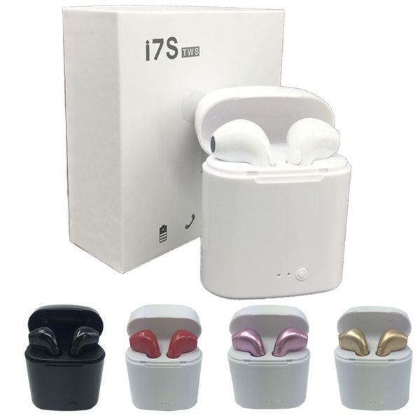 

v5.0 double ear tws twins bluetooth wireless earphone with charger dock earbuds stereo headphone for smart phone