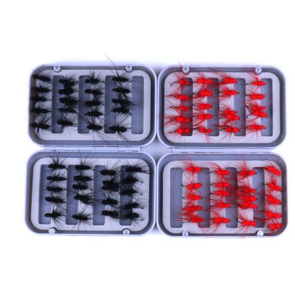 

lenpaby 48г 40шт форели fly рыбалка мухи коллекцию рыболовных блесен