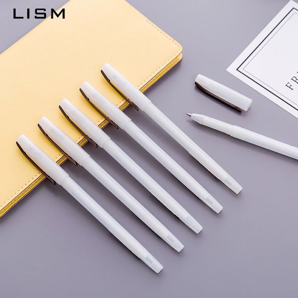 

3pcs 0.5mm refill replaceable gel pen school students test permanent ink carbon pens office writing rollerball pens gift