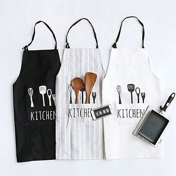 

women man apron commercial restaurant home bib spun poly cotton kitchen aprons 4