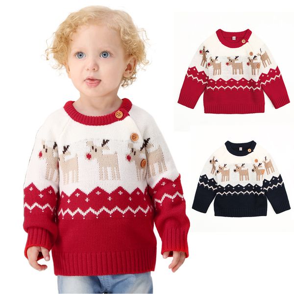 Christmas Baby Knitted Sweater Newborn Infant Toddler New Year S Sweater Child Kids For Boys Girls B0008 Spring Autumn Free Toddler Boy Knit Sweater