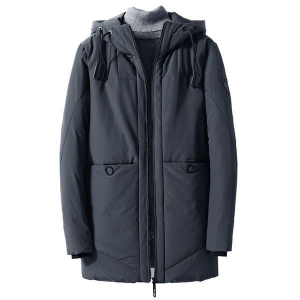 

men's down & parkas drop 2021 men winter jacket hooded windbreaker and waterproof thick warm parka coat casual abz84, Black