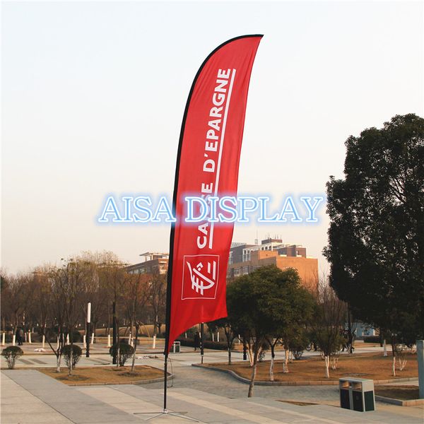 2020 L Size Beach Flags Set Single Print Custom Banner Flagpole
