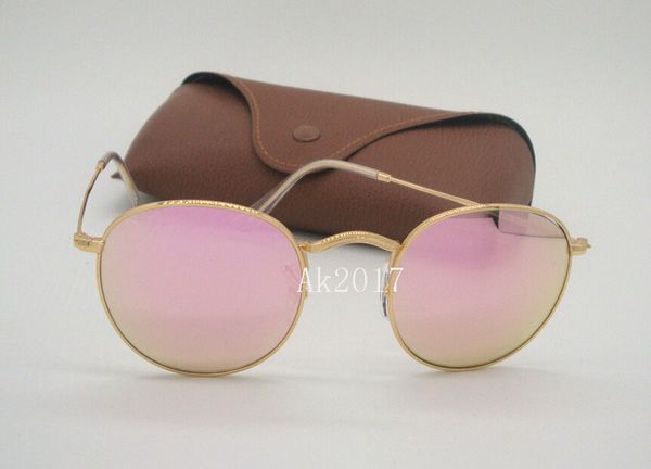 

круглые солнцезащитные очки высокого качества для женщин, White;black