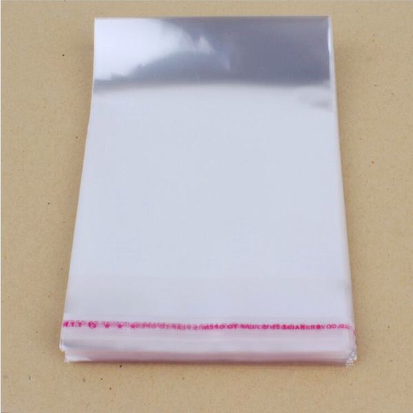 

100 pcs/lot resealable cellophane opp poly bags self adhesive plastic bag self adhesive seal bag clear resealable cellophane