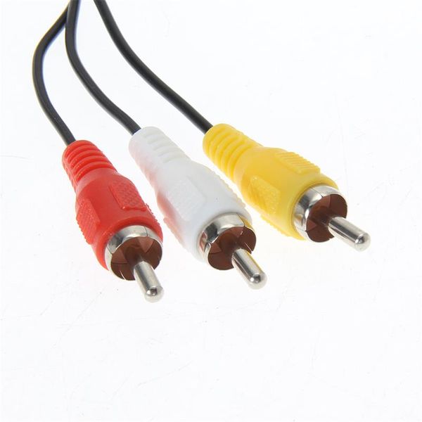 

1.8m 6ft audio video av cable to rca for sony ps2 ps3 for playstation system cable for ps2 game console tv monitor 280pcs/lot