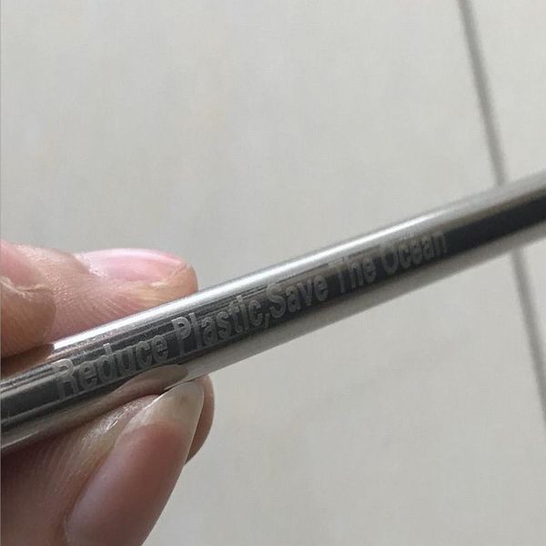 

Stainle teel traw 215mm 6mm eco friendly reu able food grade ucker drinking traw traight bend drinking tool traw bar upply