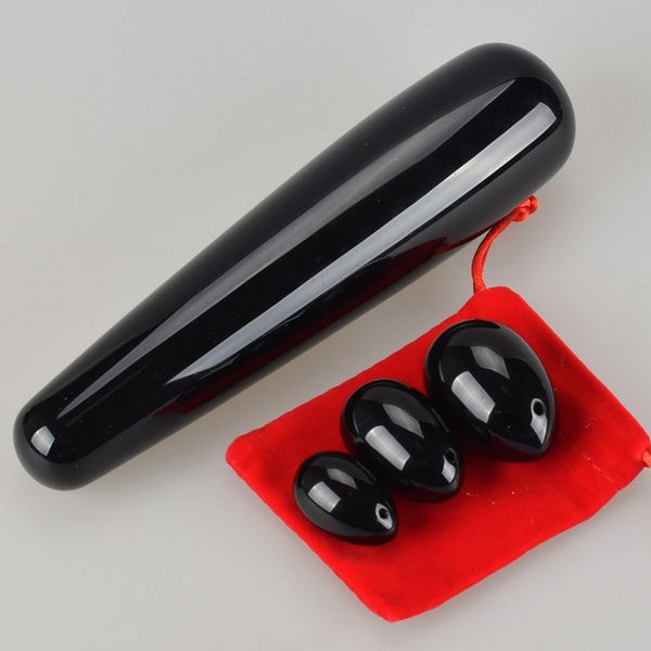 

of jade obsidian egg body massage wand toys for women exerciser pleasure wand 7 inch magic massager