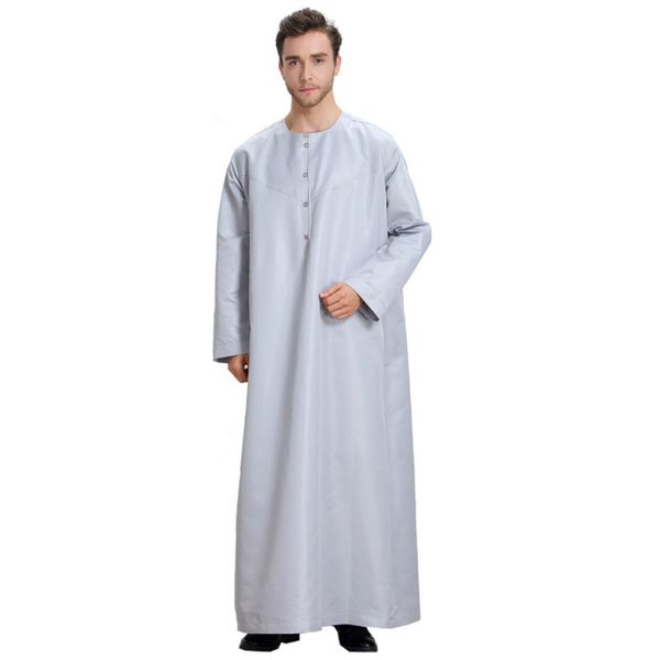 

cibo muslim men saudi style arabian robe casual loose fit thobe abaya robe arab kaftan dress short long sleeve shirt cosplay, Black;red