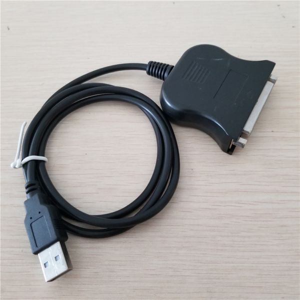 

Wholesale 100pcs/lot USB Male TO DB25 25Pin Female Printer Parallel Port IEEE 1284 LPT Adapter Converter Cable Cord 0.8M