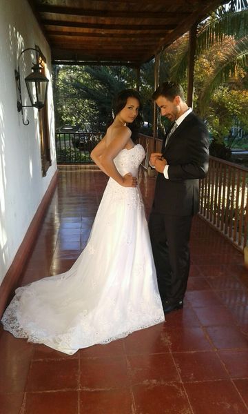 

elegant custom made long lace a-line beaded wedding dresses women white sweetheart bridal gown corset back sweep train vintage wedding gowns