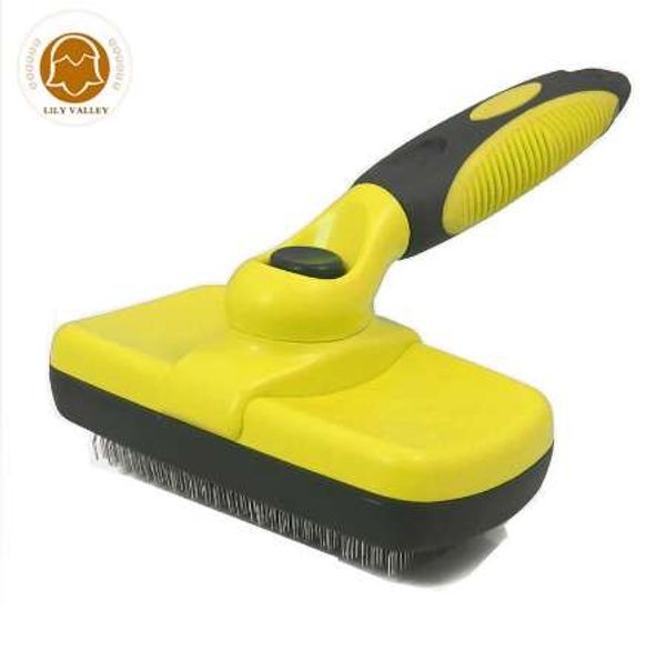 Grooming Brush Pet Deshedding Strumento per cani Animali Slicker Brush Cat Dog Pettine Brush Glove per rimuovere i peli dagli animali domestici