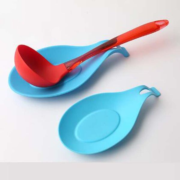 

1pcs silicone spoons insulation table mats coaster heat resistant placemats drink glass cup mat coaster pads kitchen accessories
