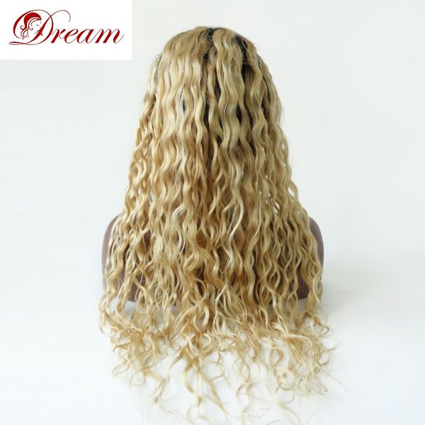 

Dream 8a full lace wig 1b 613 ombre color natural weave wave 100 human hair den ity 130 good quality 8 inch to 24 inch
