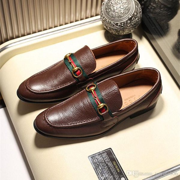 

new fall winter of new men's luxurious brand peas shoes classic color old flower genuine leather sneakers fashion driving shoes, Black