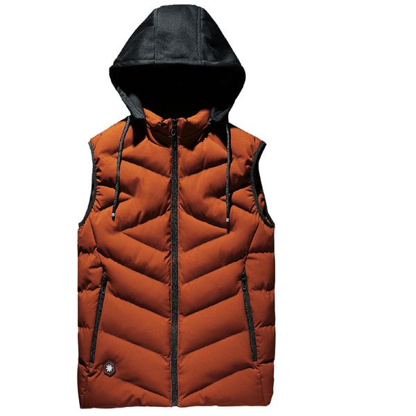 

warm running jackets mens winter hooded sport gilet 2019 new sleeveless fitness coat loose 7xl 8xlwindproof gym jogging hoodies, Black;red