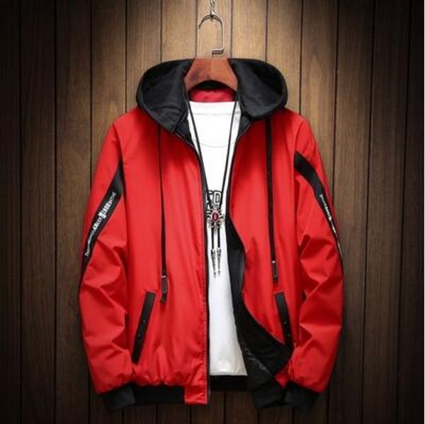 

cotton men's hooded short winter coat men's cotton clothing trend slim winter plus velvet thick cotton jacket casual outerwear han, Black