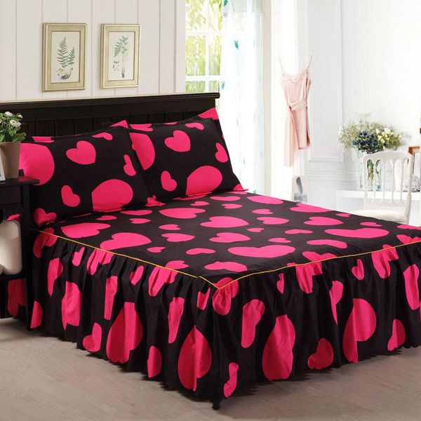 

twin queen king bed sheets bed skirt mattress cover elastic band bedding sets single double size bedspread pillowcases