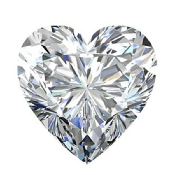 

2ct 7.0 mm certificate test positive loose moissanite genuine heart shape charles & colvar fire brilliance moissanite, Black