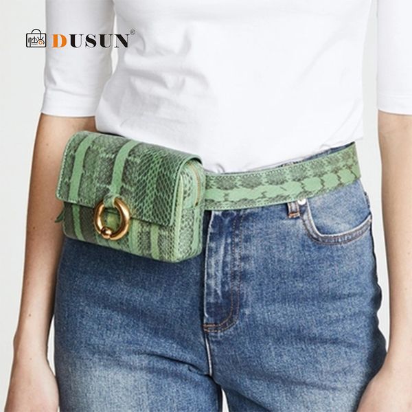

fashion serpentine women waist pack belt bag phone brand design women box bags for ladies girls fanny packs bolosa