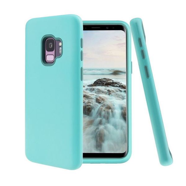 

new arrival for samsung note 9 case 3in1 robot case rubber oil painting surface hybrid tpu+pc defender case