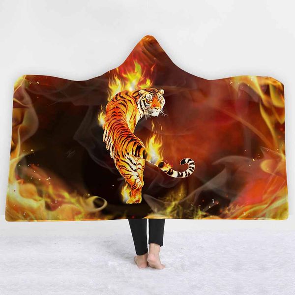 

blankets lannidaa king of the forest hooded blanket for kid winter coral fleece on bed sofa warm plaid throw
