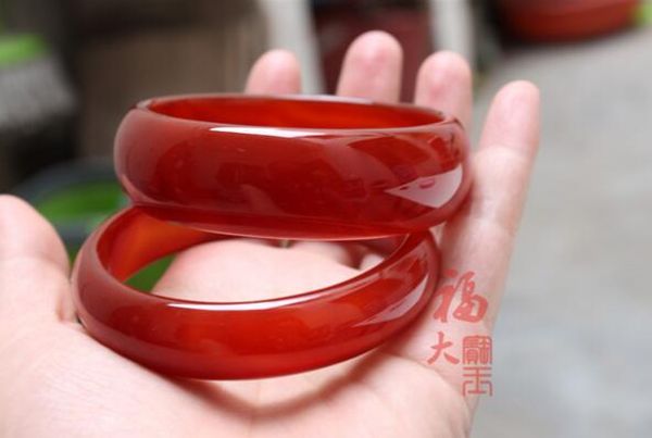 

natural beautiful stunning red pink green natural hetian yu bangle bracelet 60mm, Golden;silver