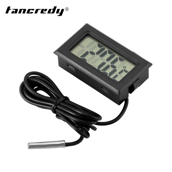 

tancredy lcd digital thermometer fish tank water temperaturer with waterproof probe sensor for auto home temperature ornaments