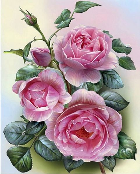 

Full Square/Round Drill 5D DIY Diamond Painting "peony" Embroidery Cross Stitch Mosaic Home Decor Art Experience toys Gift