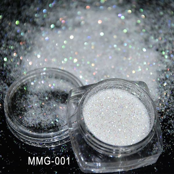 

new 1 box pixie ultra fine fairy dust white iridescent cosmetic grade glitter shimmer effects for nail art decoration, Silver;gold