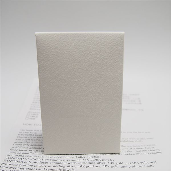 

Мини Белая Бумага Коробка Пакет Подарочная Сумка Для Pandora Шарм Ожерелье Из Бисера