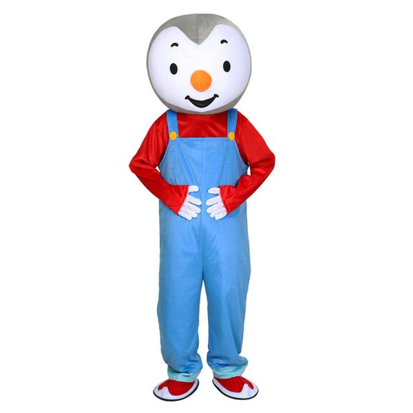 

t'choupi костюмы талисмана анимированные тема cospaly мультфильм символ талисмана хэллоуин карнавал костюм партии, Red;yellow