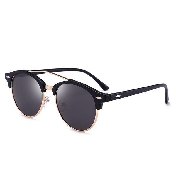 

new fashions polarized sunglasses uv protection outdoor sport vintage sunglasses retro eyewear with box and cases, White;black
