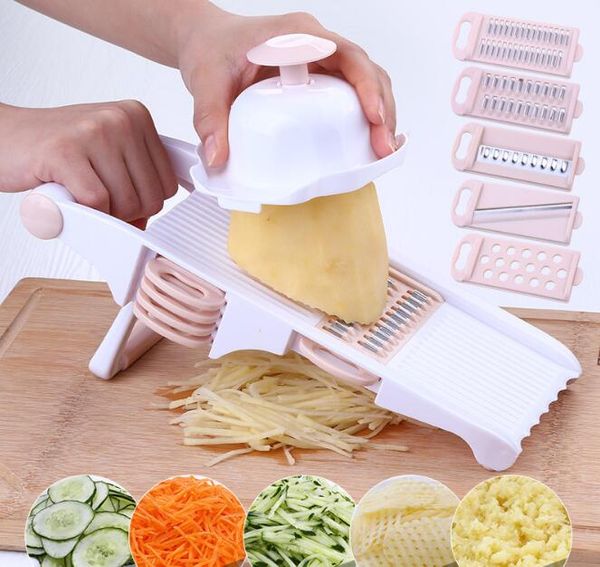 

овощерезка slicer картофель овощечистка морковь сыр терка овощерезка 5 в 1 многофункциональный кухонные аксессуары