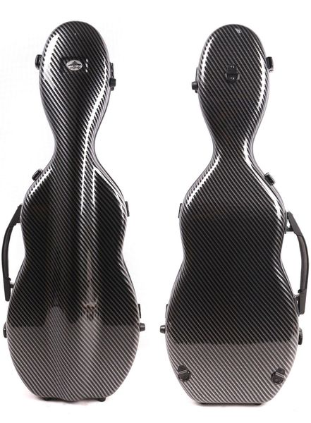 

4/4 violin case full size mixed carbon fiber 2.1kg hard case black color gourd shape #4