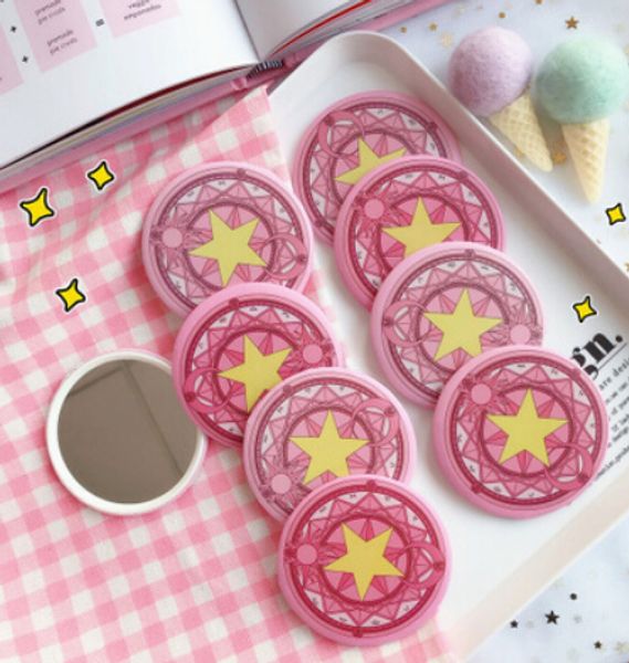 

new arrival ins style mirrors unbreakable, miniature, portable, women's love cute and pink ing