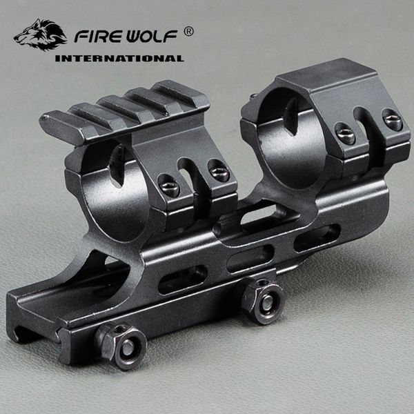 

30mm/25.4mm Double Scope Rings Cantilever Rifle Scope with 20mm Rail Mounts 20mm Weaver Picatinny Rail