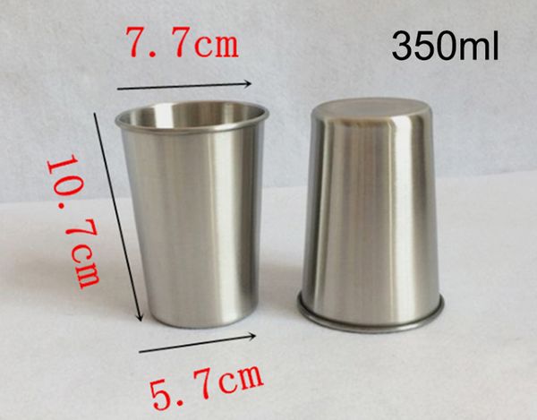 

350ml stainless steel cup water beer coffee tea travel cups outdoor camping picnic tumbler coffee mugs