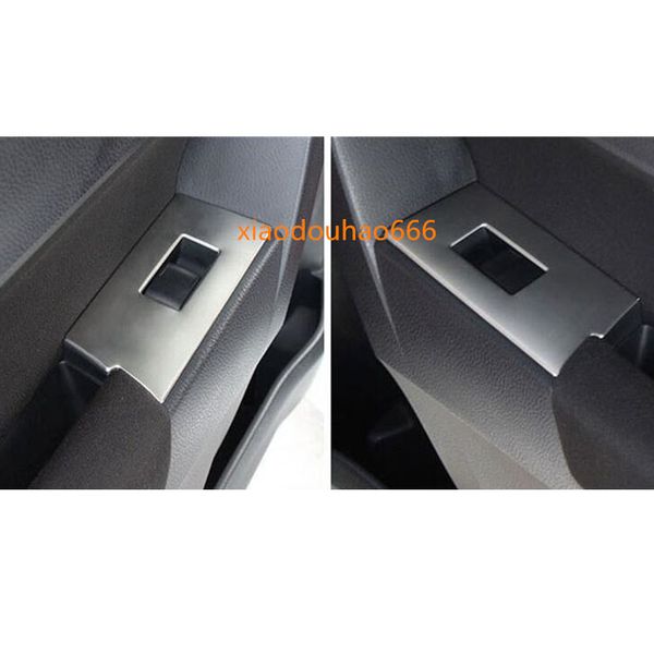 For Toyota Corolla Altis 2017 2018 2019 Car Styling Abs Chrome Inner Door Window Glass Panel Armrest Lift Switch Button Trim Frame Interior Car Seats