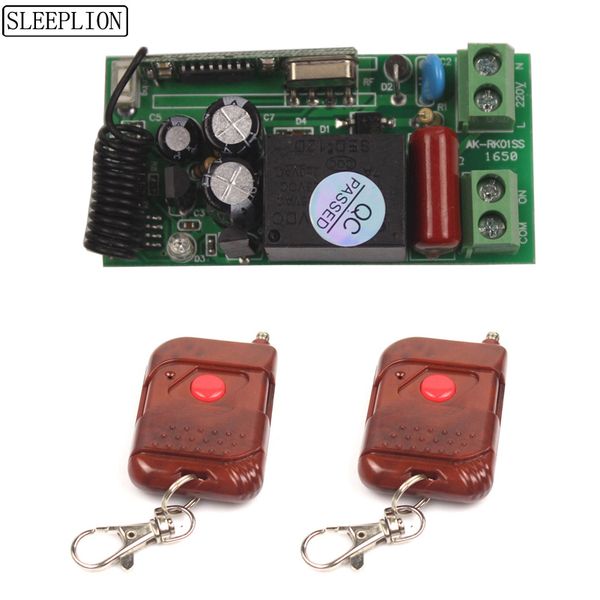 315//433 MHZ 110 V 220 V Commutateur sans fil et récepteur kit apprendre code control on//off
