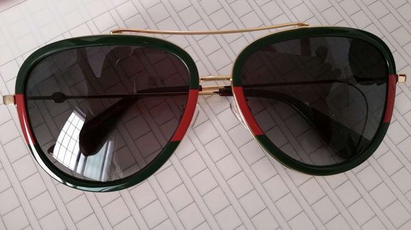 

0062 pilot sunglasses gold frame gafas de sol 0062s designer glasses shades luxury sunglasses with box, White;black