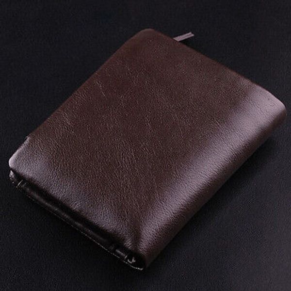 Nuovo portafoglio da portafoglio tascabile in vera pelle da uomo in vera pelle da $ 100 da uomo